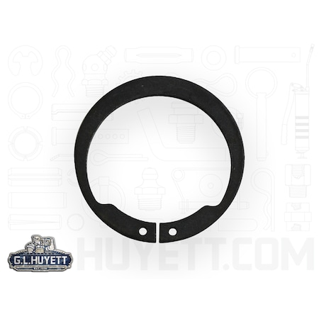 Rotor Clip External-E Retaining Ring, Steel Black Phosphate Finish, 0.781 in Shaft Dia SHI-078